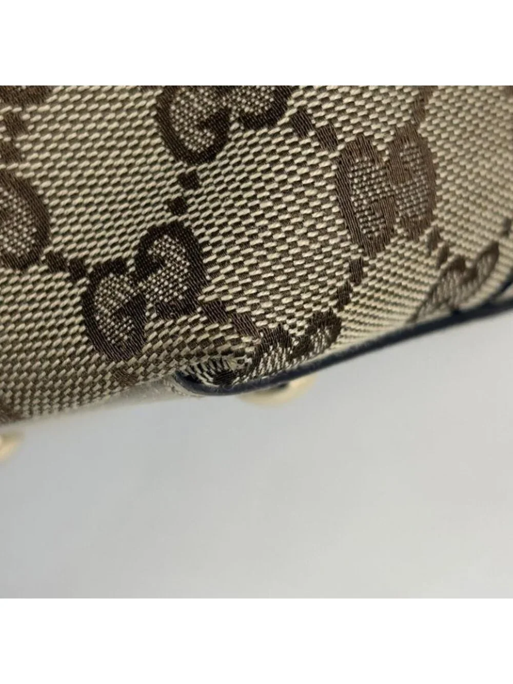 Gucci GG Pattern Tote Canvas Beige Ivory - Picture 3 of 9